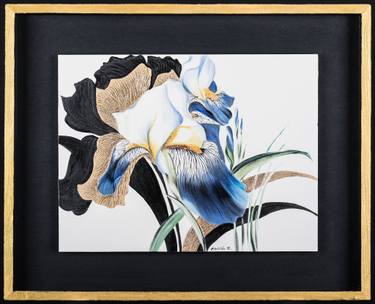 Original Floral Painting by Clotilde Ruegg
