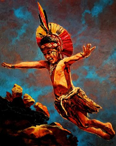 Original Realism Culture Mixed Media by Jan-Frits Obers