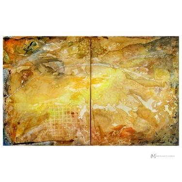 Original Abstract Outer Space Paintings by Misako Oba
