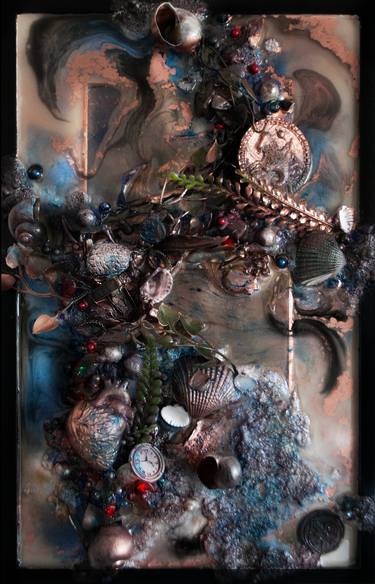Original Surrealism Classical Mythology Mixed Media by Claudy Reinalda