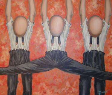 Original Figurative Humor Painting by Paddy Spoelder