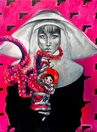 Original Conceptual Fantasy Mixed Media by Poliakova Yuliia