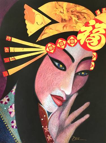 Original Illustration Women Drawings by Dulcie Dee