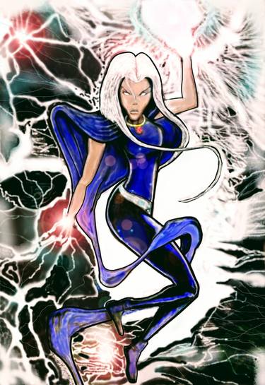 Original Digital Art Cartoon Digital by Terry Washington Sr