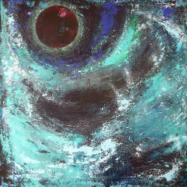 Original Contemporary Outer Space Painting by Michael Schmidt Stuttgart