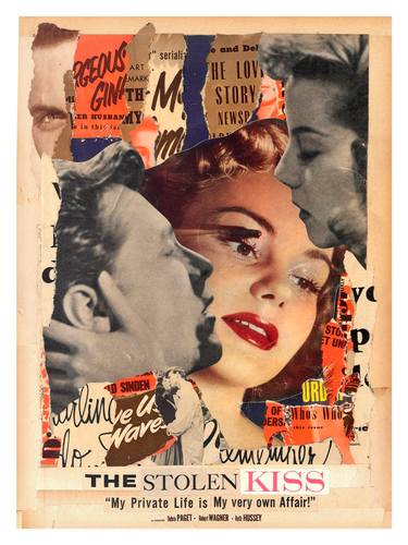 Original Conceptual Pop Culture/Celebrity Collage by Paul Brookes