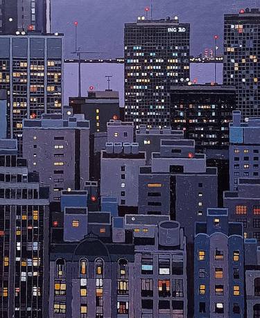 Original Contemporary Architecture Paintings by Karin Godnic