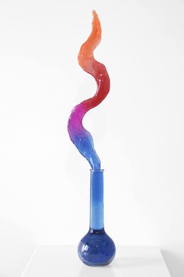 Original Abstract Science Sculpture by Daria Ripandelli