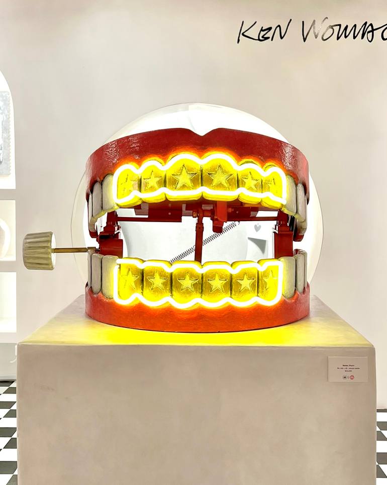 Original Conceptual Popular culture Sculpture by Ken Womack