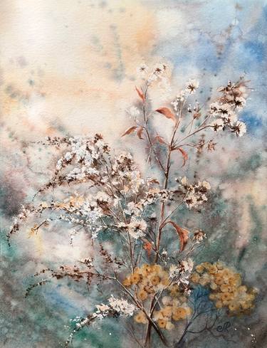 Original Expressionism Floral Paintings by Lolita Ros