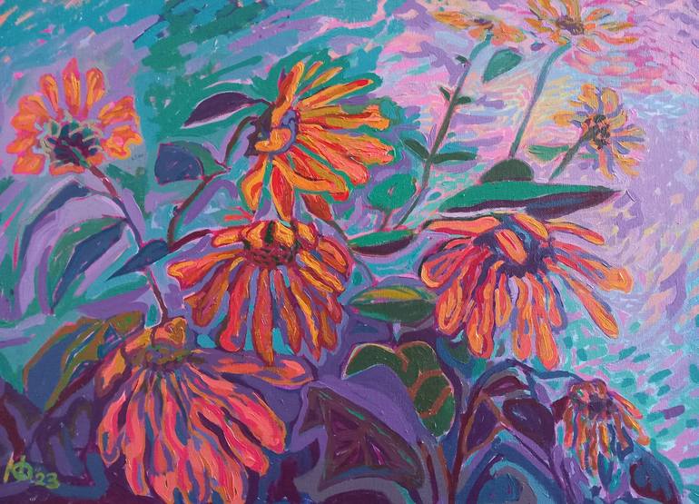 Original Impressionism Nature Paintings by Nancy Okang