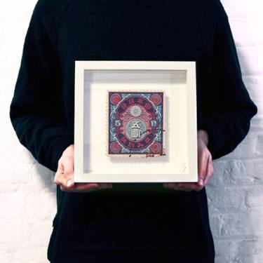 Original Fine Art World Culture Mixed Media by Guy Gee