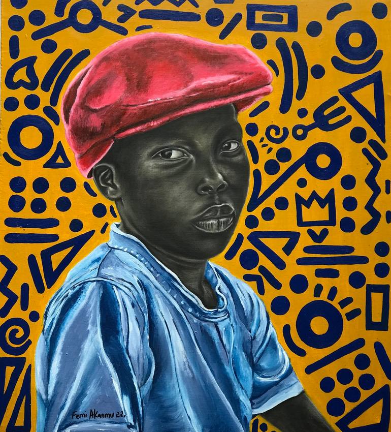 Print of Contemporary Children Paintings by Oluwafemi Akanmu