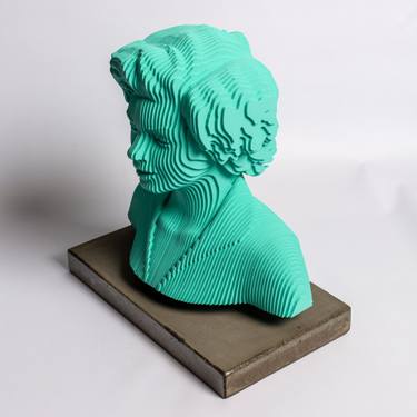 Original 3d Sculpture Pop Culture/Celebrity Sculpture by Razvan Stranger