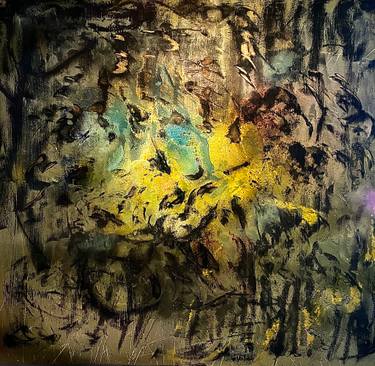 Original Abstract Expressionism Abstract Painting by Toby Grey