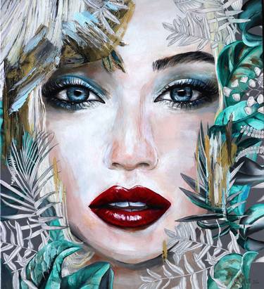 Original Portraiture Portrait Paintings by Tijen Sikar Parla