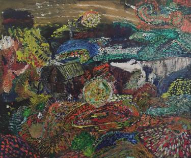 Print of Abstract Expressionism Outer Space Paintings by Mikhail Karpov