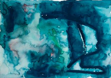 Original Abstract Expressionism Abstract Painting by Jamie-May Minjie