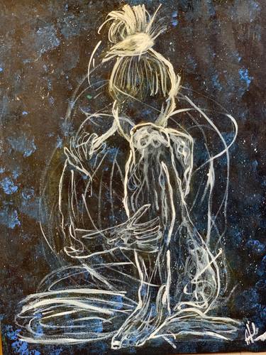 Original Abstract Expressionism Body Paintings by Ansa Hassan