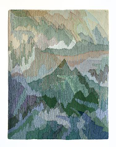 Original Abstract Nature Mixed Media by Vanessa Valero