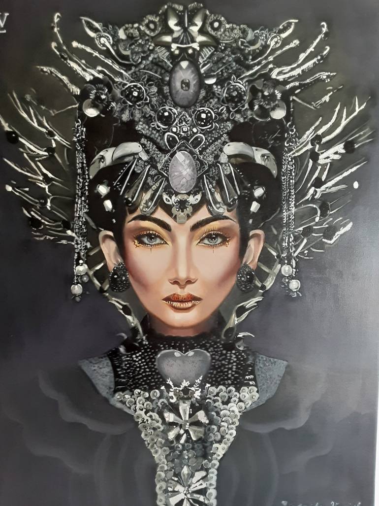 Print of Modern Portrait Paintings by Ksenia Voynich