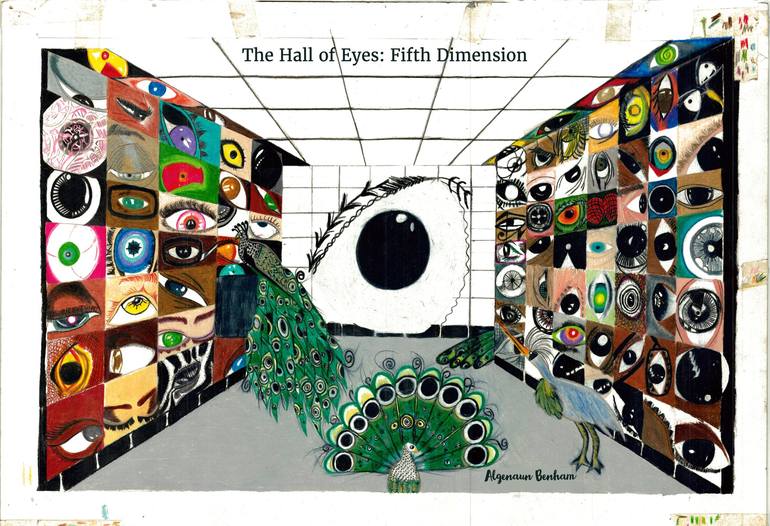 The Hall of Eye: Fifth Dimension Color - Print
