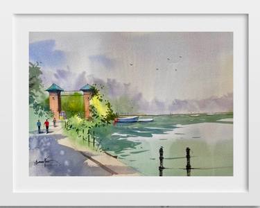 Original Documentary Beach Paintings by Santhu Govind