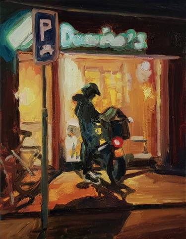 Original Contemporary Cities Painting by Alice Brasser