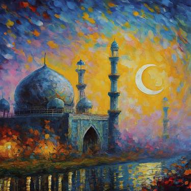 Original Impressionism Religion Digital by Mankdhani Mankdhani