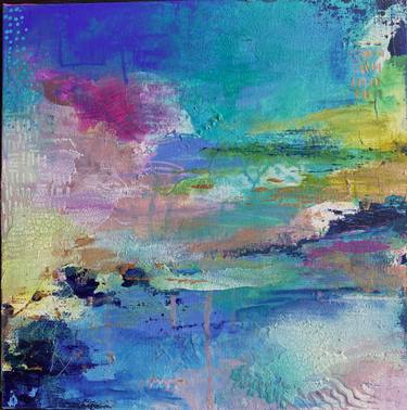 Original Abstract Expressionism Abstract Mixed Media by Shveta Maini
