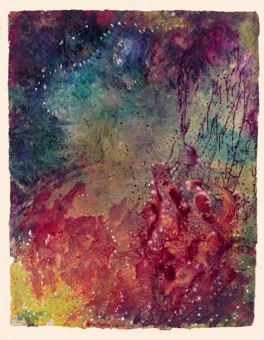 Original Abstract Outer Space Paintings by Christina L Saarinen