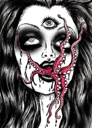 Original Figurative Mortality Digital by Petra Brnardic