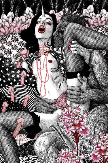 Original Conceptual Erotic Digital by Petra Brnardic