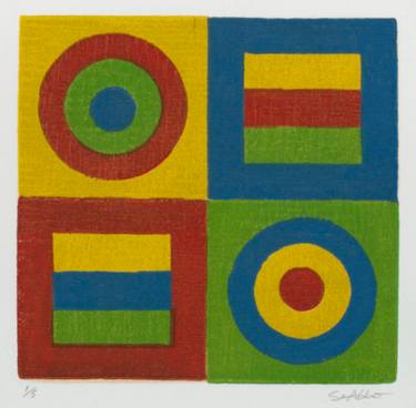 Original Minimalism Abstract Printmaking by Sebastian Abbo