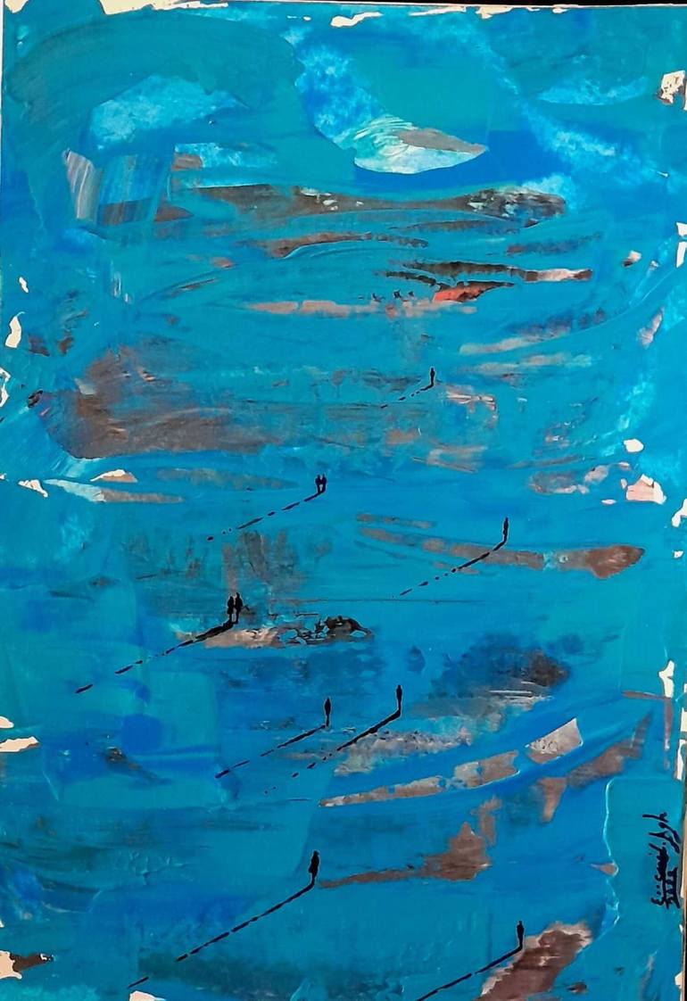 Little People Drawing by Saeed Aghanejad Saatchi Art