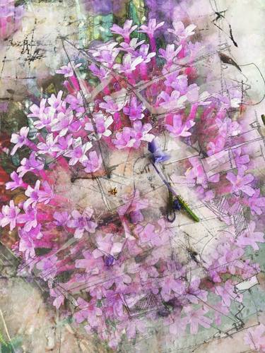 Original Art Deco Garden Mixed Media by Norman Ritchie