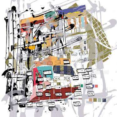 Original Art Deco Abstract Digital by Norman Ritchie