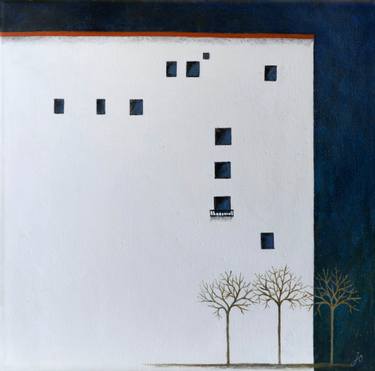 Original Contemporary Architecture Paintings by Jacqueline Schreier