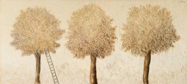 Original Expressionism Tree Paintings by Jacqueline Schreier