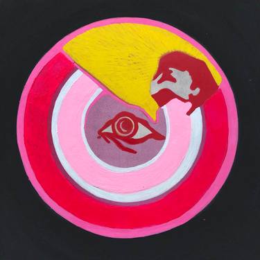 Original Pop Art Light Mixed Media by Adrienne Mixon