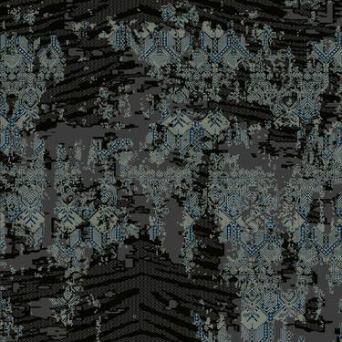 Original Conceptual Geometric Digital by Moishan Ishan
