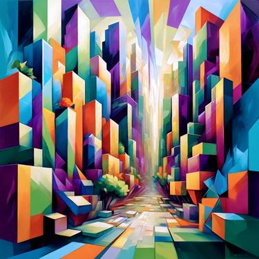 Original Digital Art Abstract Digital by Aeidy Kassimba