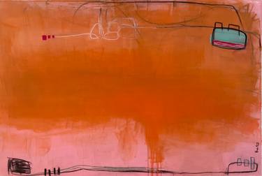 Original Abstract Expressionism Abstract Paintings by Barbara D Angelo MåNsson
