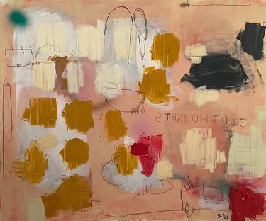 Original Abstract Expressionism Abstract Paintings by Barbara D Angelo Månsson
