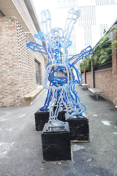 Original Figurative Outer Space Sculpture by Hannah Scott