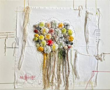 Original Abstract Collage by Ethel Lissmann