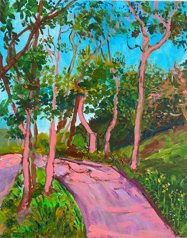 Original Impressionism Botanic Painting by Mutlu Ertac