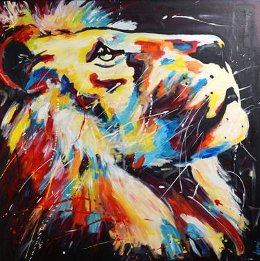 Print of Abstract Cats Paintings by Rafal Stach