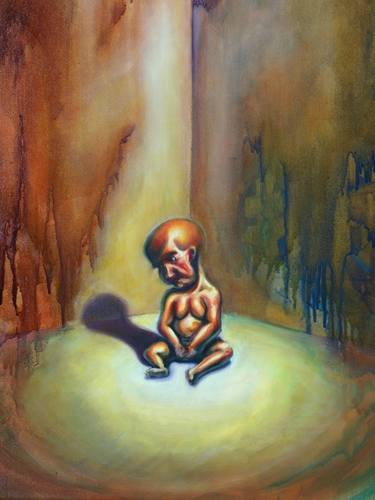 Original Surrealism Fantasy Painting by Dávid Kovács K