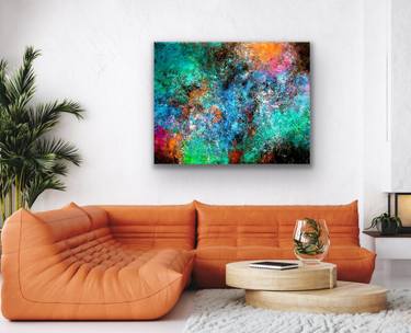 Original Abstract Landscape Painting by Pooja Verma